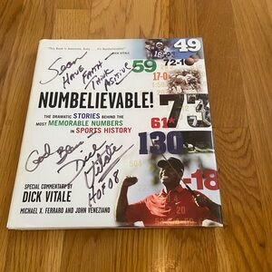 Autographed Dick Vital Numbelievable! Book with Quote